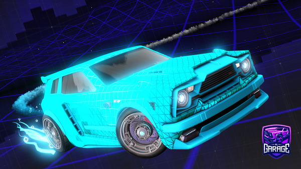 A Rocket League car design from LittlePig987