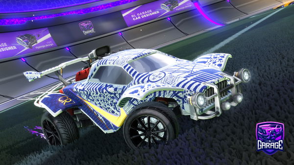 A Rocket League car design from PsnCQS_xander