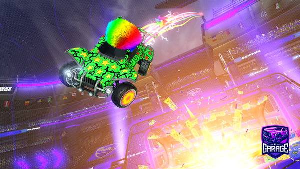 A Rocket League car design from GradU8ing