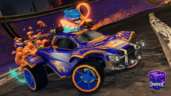 A Rocket League car design from Nugz92