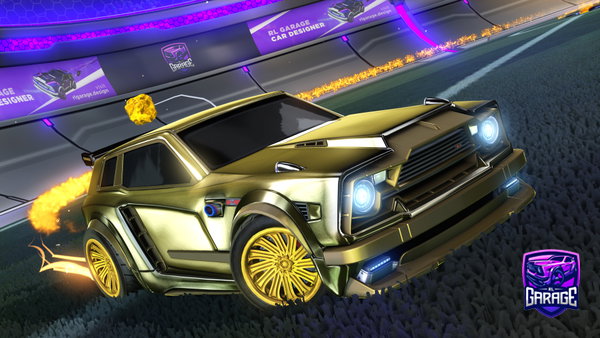 A Rocket League car design from SaterSaur