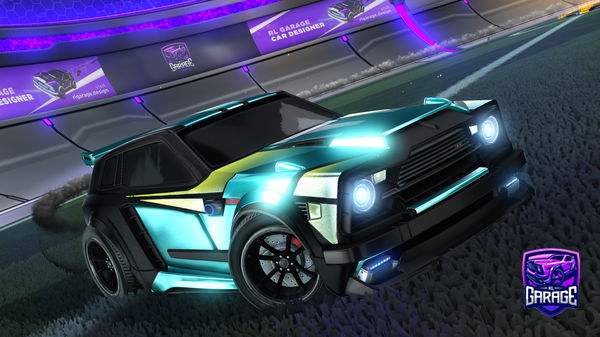 A Rocket League car design from sxnrise_