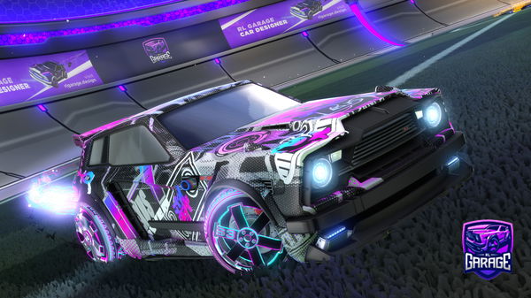 A Rocket League car design from Red-fadedpollo