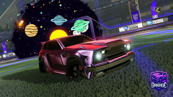 A Rocket League car design from Traivs