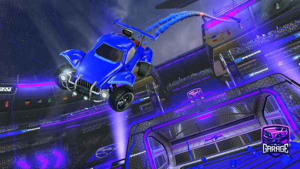 A Rocket League car design from Crypt000