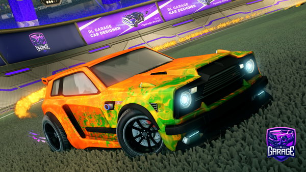 A Rocket League car design from qxilya