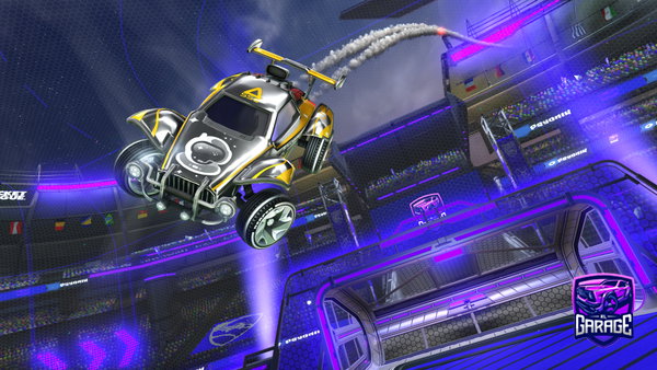 A Rocket League car design from YTWacky21
