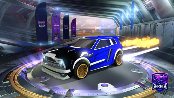 A Rocket League car design from Cristyan098