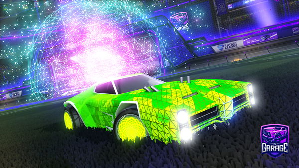 A Rocket League car design from 46U5H4CK3R