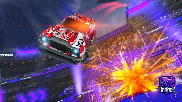 A Rocket League car design from oThornsMC