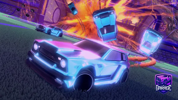 A Rocket League car design from hovy