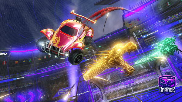 A Rocket League car design from Tomato-gg