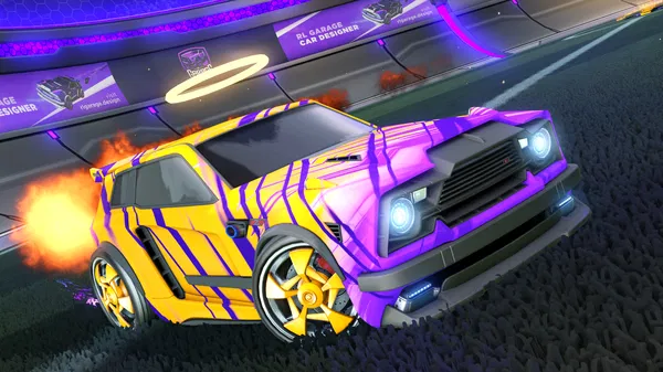 A Rocket League car design from Mustang13_12
