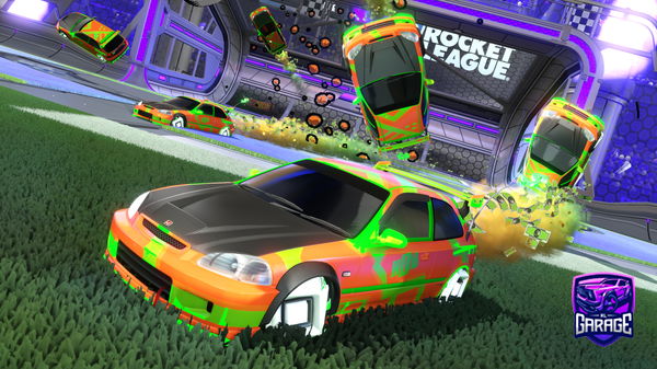 A Rocket League car design from Hg11