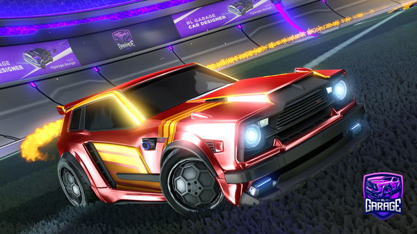 A Rocket League car design from Zouk_Dub