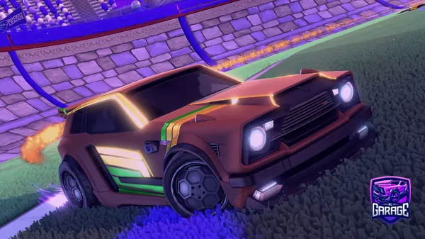 A Rocket League car design from Pulce_