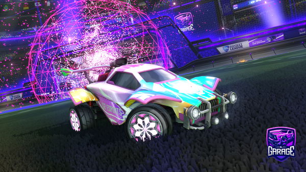 A Rocket League car design from PublishedYouTube