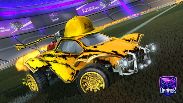 A Rocket League car design from Urmomunism