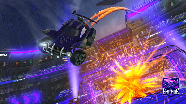 A Rocket League car design from kddng
