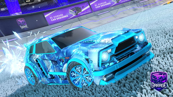 A Rocket League car design from Nykkur