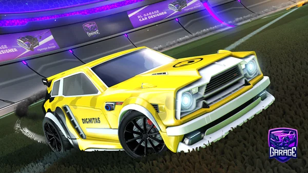 A Rocket League car design from ztnxlnai