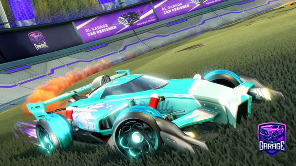 A Rocket League car design from Treble