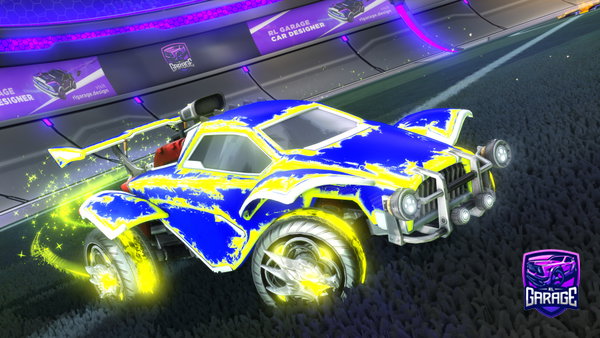 A Rocket League car design from Glc0901