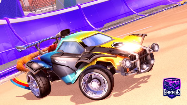 A Rocket League car design from DemitriTheThird