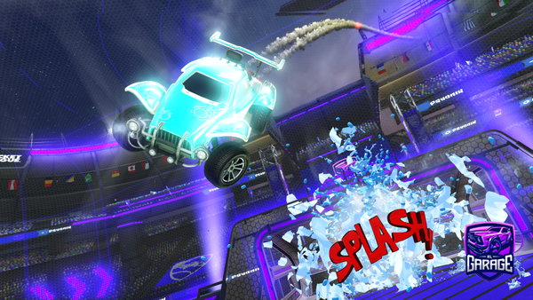 A Rocket League car design from Croument