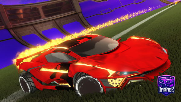 A Rocket League car design from PiGN