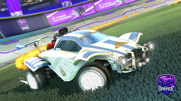 A Rocket League car design from boosted497