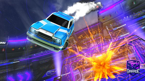 A Rocket League car design from temp-77