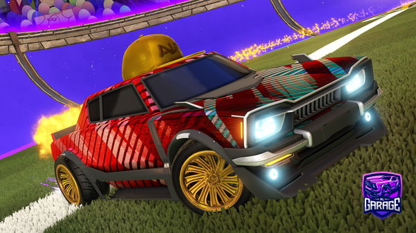 A Rocket League car design from Mat_Pro_21