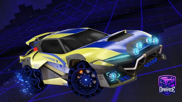 A Rocket League car design from Patita