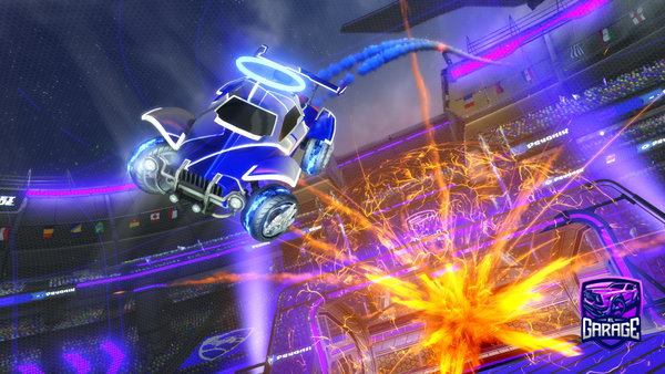A Rocket League car design from Rl_flamingo