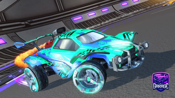 A Rocket League car design from MiraiNikki3836
