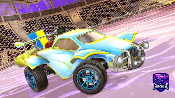 A Rocket League car design from thisismyusername2