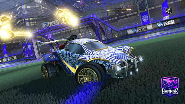 A Rocket League car design from Hayat2