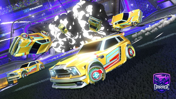 A Rocket League car design from Moster