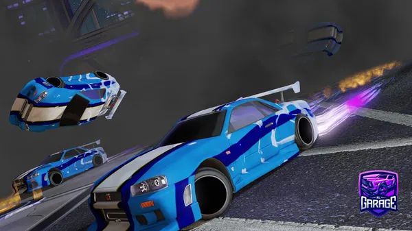 A Rocket League car design from bazminco