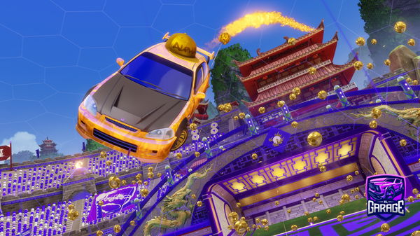 A Rocket League car design from VERTEX-210