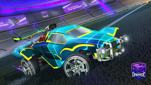 A Rocket League car design from ashdjofjansjdkfo