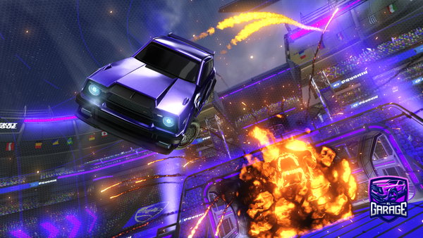 A Rocket League car design from aXLrL