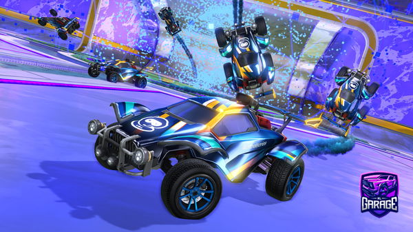 A Rocket League car design from LewanDOVasco