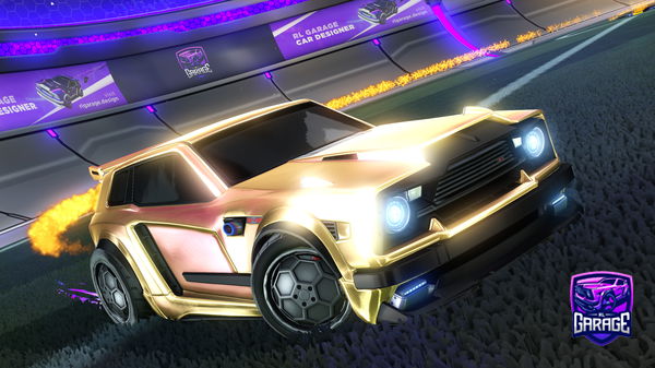 A Rocket League car design from rudinho473