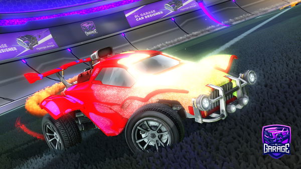 A Rocket League car design from HarbingerGXT