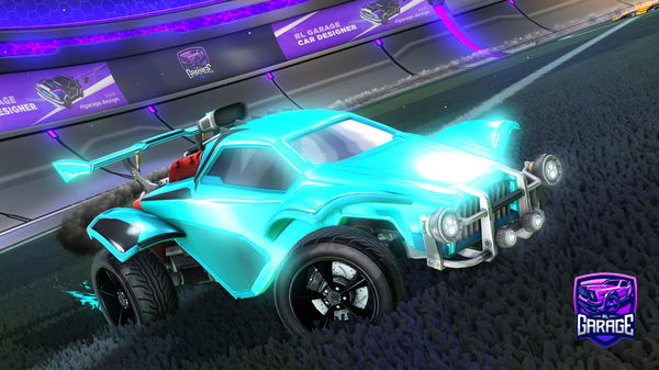 A Rocket League car design from God9834