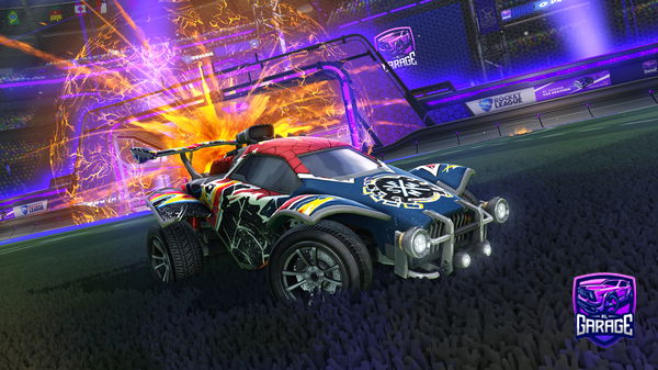 A Rocket League car design from CrspyChkn