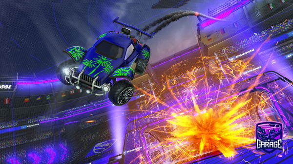 A Rocket League car design from Zackarym0