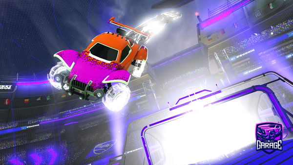 A Rocket League car design from Diamond_onMode